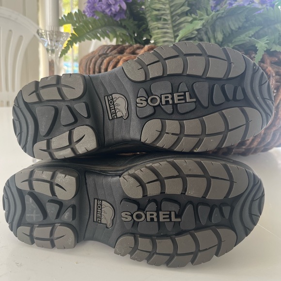 Sorel Womens Caribou WP Boots NL1004 280 Sz 6 leather w wool lining $130 - Picture 8 of 15